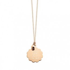 Ginette NY “I Am Not Afraid of the Wolf” gold necklace